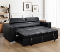 Canapé-lit pliable multifonctionnel pour salon, idéal pour la sieste, gain de place, design tendance, en tissu