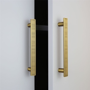 Minimalist Shell Pattern Oval Drop-shaped <b>Small</b> Single-hole Bronze Cabinet Drawer Wardrobe Handle Modern Light Luxury Surface - Product Image 1