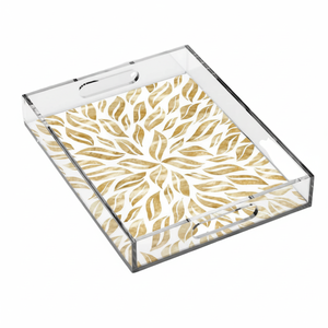 ถาดเสิร์ฟอาหารทำจากอะคริลิคพร้อมที่จับ - Product Image 1