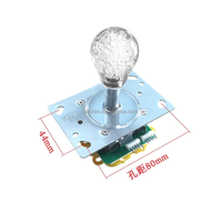 Haute qualité usine métal LED Arcade Joystick 12V grue griffe jeu Machine accessoires coloré 1 an de garantie