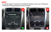 Autoradio Android avec écran vertical de 9,7 pouces de style Tesla pour Toyota Corolla 2006-2013, climatisation automatique, lecteur GPS de navigation automobile