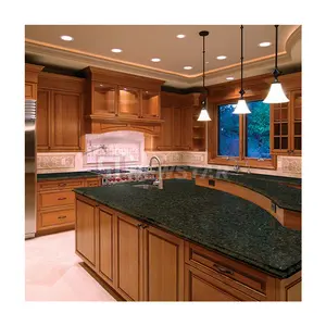 Custom Design Kitchen Countertops Green Granite Vanity Tops Bathroom Granite Countertops