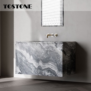 Centro <span class=keywords><strong>de</strong></span> tocador <span class=keywords><strong>de</strong></span> mármol veneciano marrón natural Tostone <span class=keywords><strong>para</strong></span> <span class=keywords><strong>colgar</strong></span> en la pared, ideal <span class=keywords><strong>para</strong></span> la decoración interior <span class=keywords><strong>de</strong></span> baños en hoteles <span class=keywords><strong>de</strong></span> lujo, apartamentos y villas. - Product Image 1