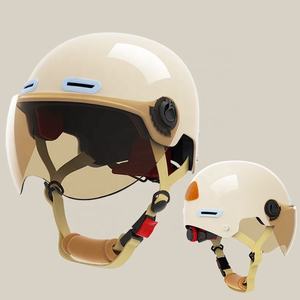 Casque de sécurité avec lunettes de protection ABS casques de motos pour escalade équitation travail extérieur sauvetage - Product Image 3