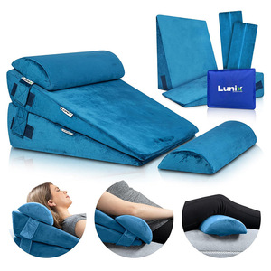 Du Babo Lumbar Support Pillow Triangle Sponge Slow Rebound Ergonomic Bed Headboard <b>Cushion</b> - Product Image 1