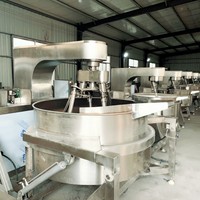 Marmite de cuisson industrielle en acier inoxydable Tek Machinery 200L, Cuve de cuisson multi-planetaires Caramel 300L
