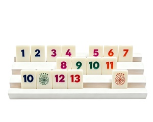 Fichas de <span class=keywords><strong>Rummy</strong></span> Personalizadas con Letras y Números, Fichas de <span class=keywords><strong>Rummy</strong></span> de Lujo para Entretenimiento - Product Image 2