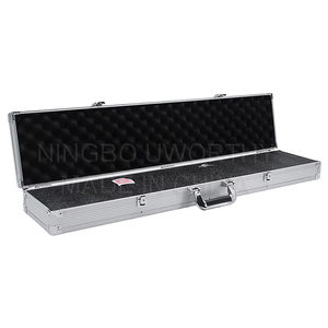 Hộp đựng đồ săn bắn bằng nhôm dài 47 inch, có mút xốp, lắp ráp sẵn, làm từ gỗ nhựa bền và phụ kiện chắc chắn - Product Image 1