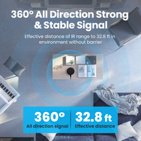 AVATTO Tuya Wifi IR RF Télécommande intelligente pour la maison, interrupteur de contrôle de climatisation RF433 RF315 universel compatible avec Alexa Google Home