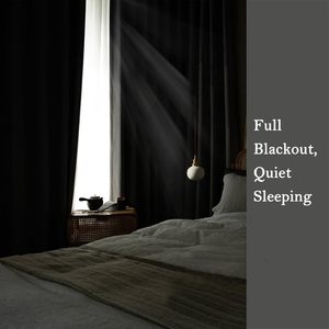 ZSHINE Thickened Full <strong>Blackout</strong> <strong>Curtain</strong> Modern Simple Style Thermal <strong>Curtain</strong> Sunscreen <strong>Curtain</strong> - Product Image 5
