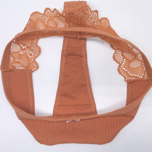 Tangas de Algodón Tallas Grandes para Mujer, <span class=keywords><strong>Tanga</strong></span> Acanalado con Encaje, Ropa Interior Transpirable, Bragas Suaves, Lencería Multipack - Product Image 6