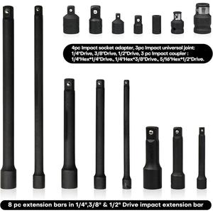 Factory Direct CRV Customized OEM Pneumatic Rod Sleeve Extension 18pc <b>Universal</b> Connection Plastic Hot-Selling Repair Hand - Product Image 4