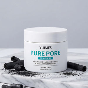 MASCARILLA DE ARCILLA PURA PARA POROS - Limpiador Facial de Doble Acción |   Ácido Salicílico + Carbón de Bambú |   Exfoliación Suave y Refinamiento de la Piel - Product Image 4