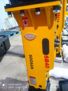 Moteur/Ensemble moteur/Ensemble de burins certifié et testé pour brise-roche hydraulique de type boîte SB 40 pour excavatrices de 4 à 7 tonnes, garantie 1 an - Product Image 2