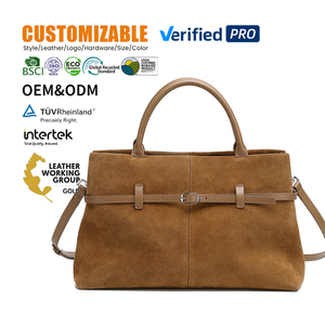 Nouveau <span class=keywords><strong>Sac</strong></span> Fourre-tout Vintage en Daim 2026 Grande Capacité Rétro en Cuir Givré <span class=keywords><strong>Sac</strong></span> à Bandoulière et <span class=keywords><strong>Sac</strong></span> Croisé pour Femme avec Ceinture et Fermeture Éclair - Product Image 1
