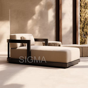 أثاث حدائق خارجي جديد لعام <span class=keywords><strong>2026</strong></span>، كراسي استلقاء من الألومنيوم للفنادق والفلل والشرفات - Product Image 4