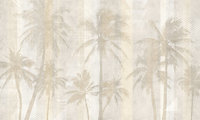 Papier peint personnalisé feuilles de palmier Installation murale pelable et collée Design moderne pour hôtel canapé TV salon fond de centre commercial
