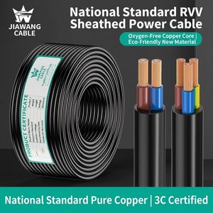 Câble RVV à conducteur en cuivre flexible avec <span class=keywords><strong>gaine</strong></span> isolante en PVC durable pour le câblage électrique et l'alimentation électrique intérieurs dans les bâtiments - Product Image 1
