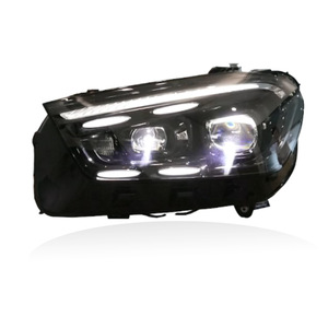 Kit <span class=keywords><strong>de</strong></span> Rénovation <span class=keywords><strong>de</strong></span> Phares LED pour Mercedes-Benz GLE W167 2020-2025 – Mise à Niveau <span class=keywords><strong>de</strong></span> <span class=keywords><strong>la</strong></span> Configuration <span class=keywords><strong>de</strong></span> Base à Haute avec Phares Avant LED Multi-faisce Style Multi- faisceaux - Product Image 3