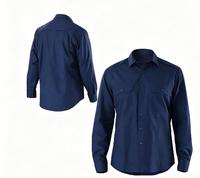 Chemise de sécurité en coton ignifuge et antistatique, infroissable, respirante, uniforme de travail de protection, fourniture directe usine sur mesure