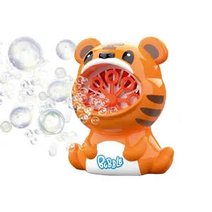Machine électrique extérieure de jouets de bulle de forme de tigre pour des enfants