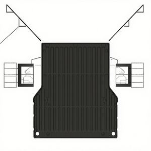 Tapis de benne pour Suzuki/Skoda Swift, épaisseur 2 mm, antidérapant, TPE, ensemble complet, protection toutes saisons, accessoires pour tapis de benne intégré - Product Image 3