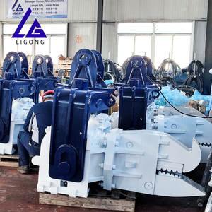 Satılık CAT325 ekskavatör hidrolik Vibro çekiç için LIGONG levha kazık sürücü - Product Image 2