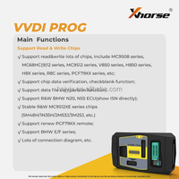 Programador Xhorse VVDI PROG Multi-idioma Lectura/Escritura ECU MCU IMMO EEPROM
