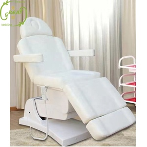 Cama de Masaje Eléctrica Coreana, Moderna, de Cuero, con Base Ajustable, Vibración, Piedra Térmica, Multifuncional, para Hospital - Product Image 3