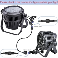 IP65 extérieur LED Par lumière de scène câble de Signal DMX étanche 3*2.5mm câble d'extension d'alimentation de 3 mètres pour l'éclairage de scène