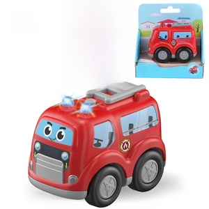 <span class=keywords><strong>Mi</strong></span> Primer Vehículo de Empuje y Arrastre, Mini Coche de Rueda Libre con Luz y Sonido para Bebés, Juguete de Vehículo de Emergencia con Sirena - Product Image 1