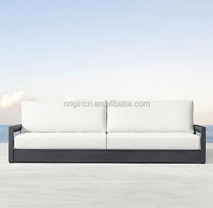 Wholesale Modern Sofa Sturdy Aluminum Outdoor Patio Furniture Rigid Framework Graceful Sofas - Product Image 1