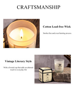 Coffret de bougies parfumées de luxe en cire de soja naturelle, senteur florale de gardénia, pour anniversaire, Saint-Valentin, cadeau d'anniversaire - Product Image 4