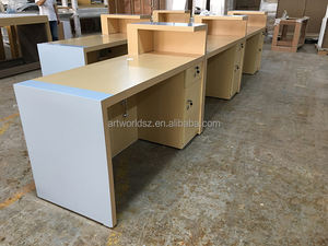 Escritorio de recepción Pantalla electrónica Tienda de muebles Accesorios de exhibición Diseño Tienda Mesa Cajero Escritorio Servicio de pago Mostrador - Product Image 5