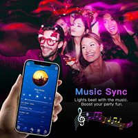 Barre de lumières LED RGB intelligentes avec télécommande, indice de protection IP20, 12V CC, dimmable