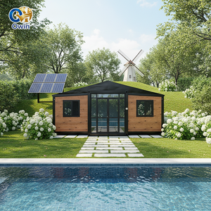 Casa Prefabricada Expandible <span class=keywords><strong>en</strong></span> Contenedor de 20 y 40 Pies, Económica, de 2, 3, 4 y 5 Dormitorios, Villa Prefabricada de Lujo, Casa Portátil - Product Image 1