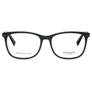 Lunettes rectangulaires minimalistes Grey Jack Eyewear, monture complète, anti-UV, unisexe, style coréen, 60009 - Product Image 1
