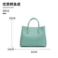 Sac à main de luxe pour femme, sac fourre-tout, sac crocodile, grand sac de créateur, sac bandoulière, sac pour femme