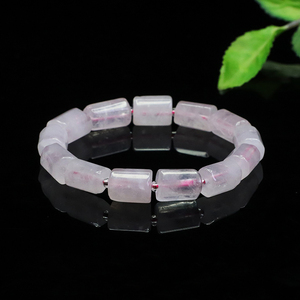 Juanyu Natural Gemstone <strong>Beads</strong> <strong>Bracelet</strong> Geometric Rose Quartz Beaded <strong>Bracelets</strong> Healing Crystal <strong>Bracelets</strong> - Product Image 3