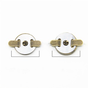 Personnalisé Plaqué Écologique 14mm Caché Forte Magnétique Boutons Pression Métal Laiton/Fer pour Sacs - Product Image 5