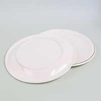 Assiette de table en mélamine écologique à motif lotus personnalisé, style chinois, qualité restaurant, incassable, vente chaude