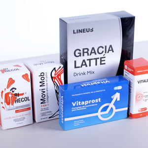 Alta qualità Custom Medici Packaging Art scatola di carta per farmaci Tablet e pillola pacchetto con goffratura tipo di cartella - Product Image 1