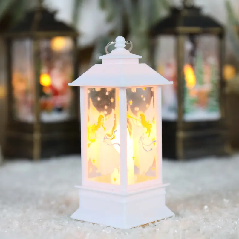 Weihnachten Mini Laternen Led Tee Kerzen Lampe Weihnachts dekoration für Home Led Light Xmas Tree Decor