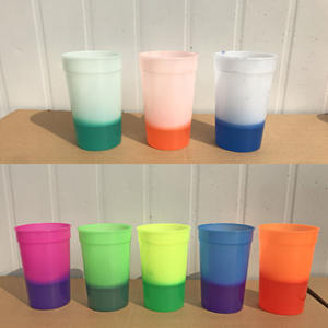 Vaso de Estadio Portátil Ecológico de 12 oz, de Plástico, que Cambia de Color con el Frío, Hecho en Vietnam - Product Image 5