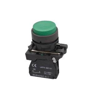 Interruptor de Botón Iluminado de Aluminio IP65 10A 1NO para Electrodomésticos, Baja Visibilidad de Luz en la Operación de Equipos y Herramientas - Product Image 2