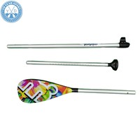 Pagaie de SUP gonflable en fibre de carbone avec lame en plastique réglable