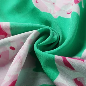 Wholesale Custom Spring T-Shirts Green Chiffon Blouses And Shirts For Women