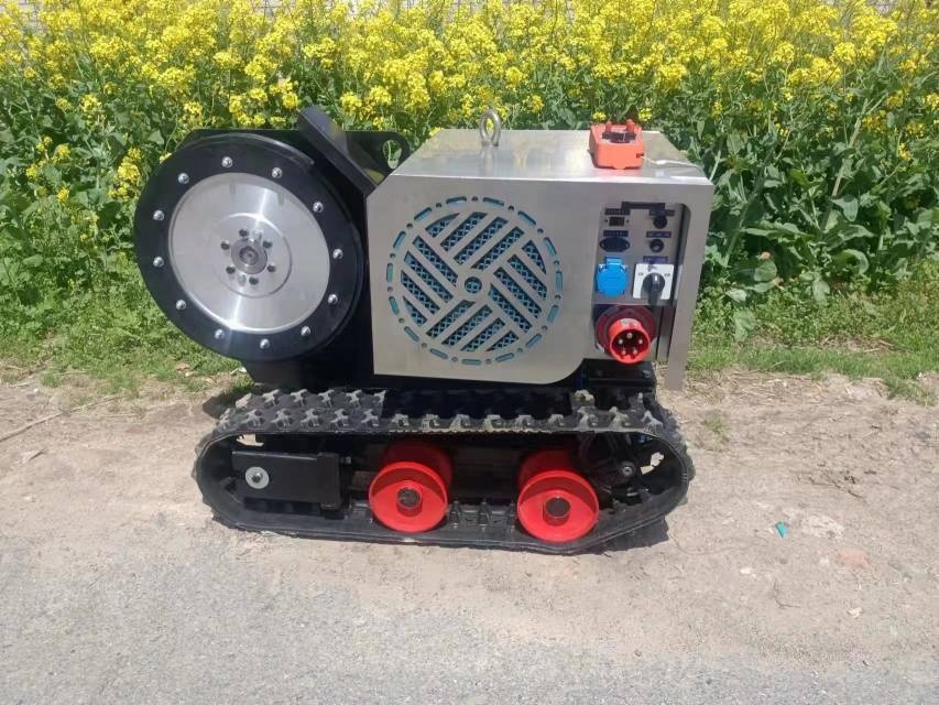 stone cutting machine in the ocean