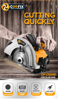 Machines à scier Coofix pour le travail du bois, réglage de la profondeur de coupe, scie circulaire sur rail, prix compétitif