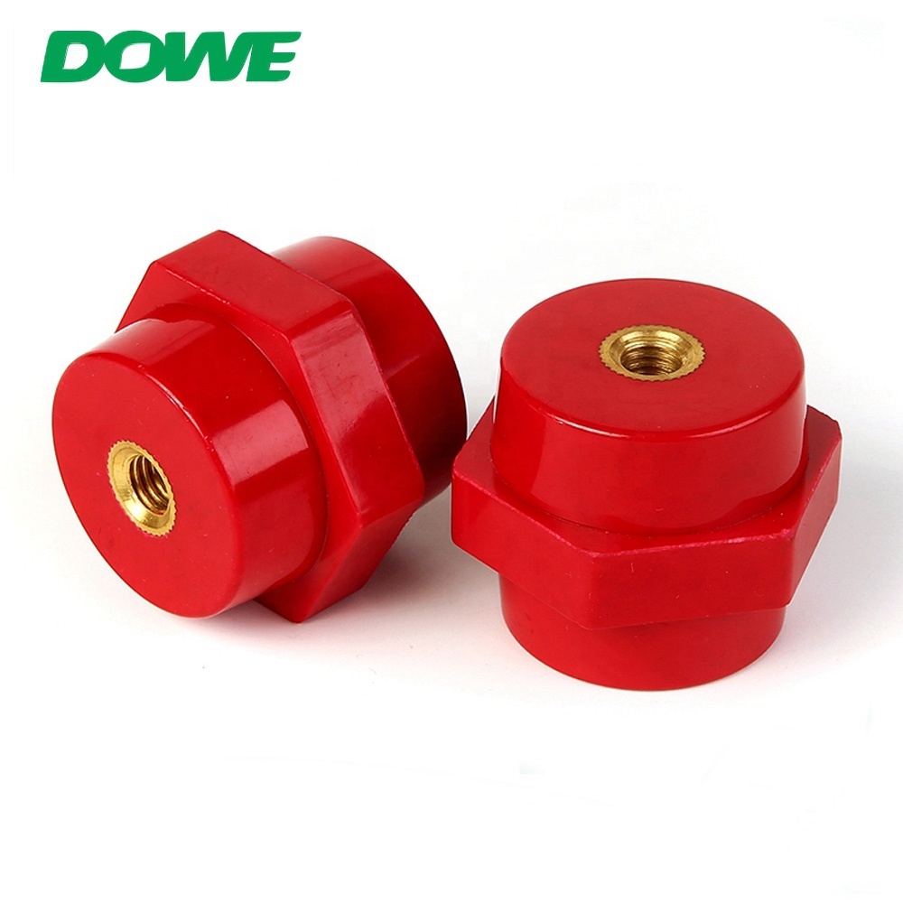 YUEQING DOWE puissance électrique 660V SEP3030 Hexagonal rouge jeu de barres isolant